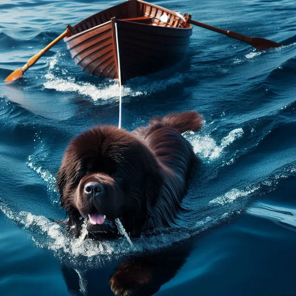 Newfoundland || Dog Breeds That Are Good Swimmers